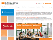 Tablet Screenshot of novacapta.de